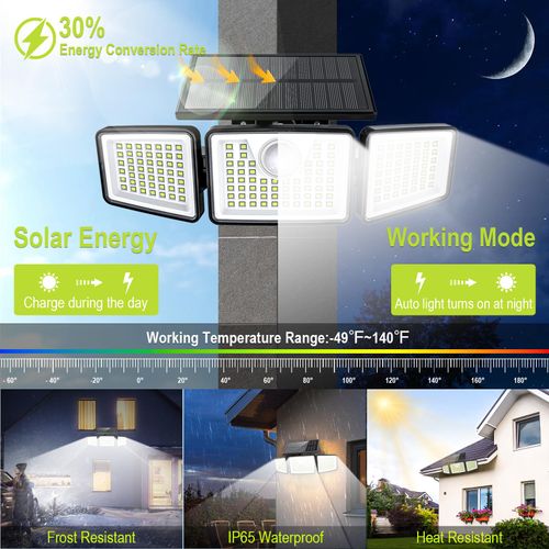 Solar sensor light