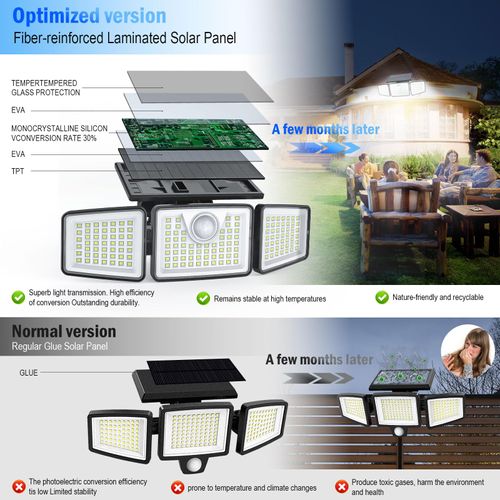 Solar sensor light