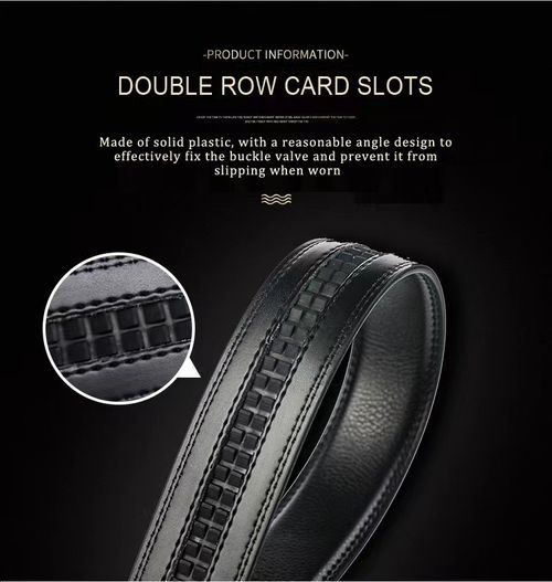 Founders & C Mens Leather Ratchet Comfort Click Belt Dress with Slide Buckle -Adjustable Trim to Fit