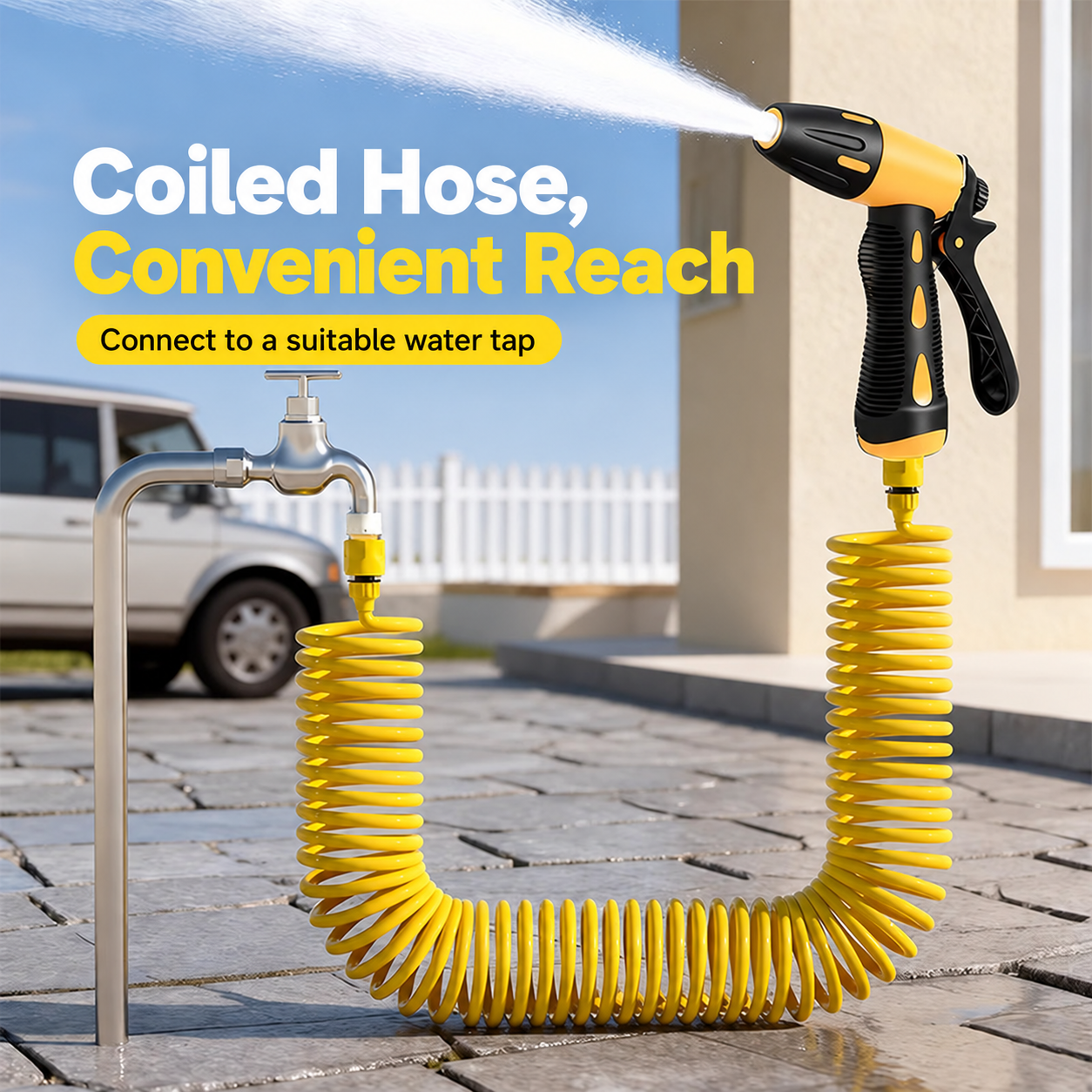Coiled Hose Storage