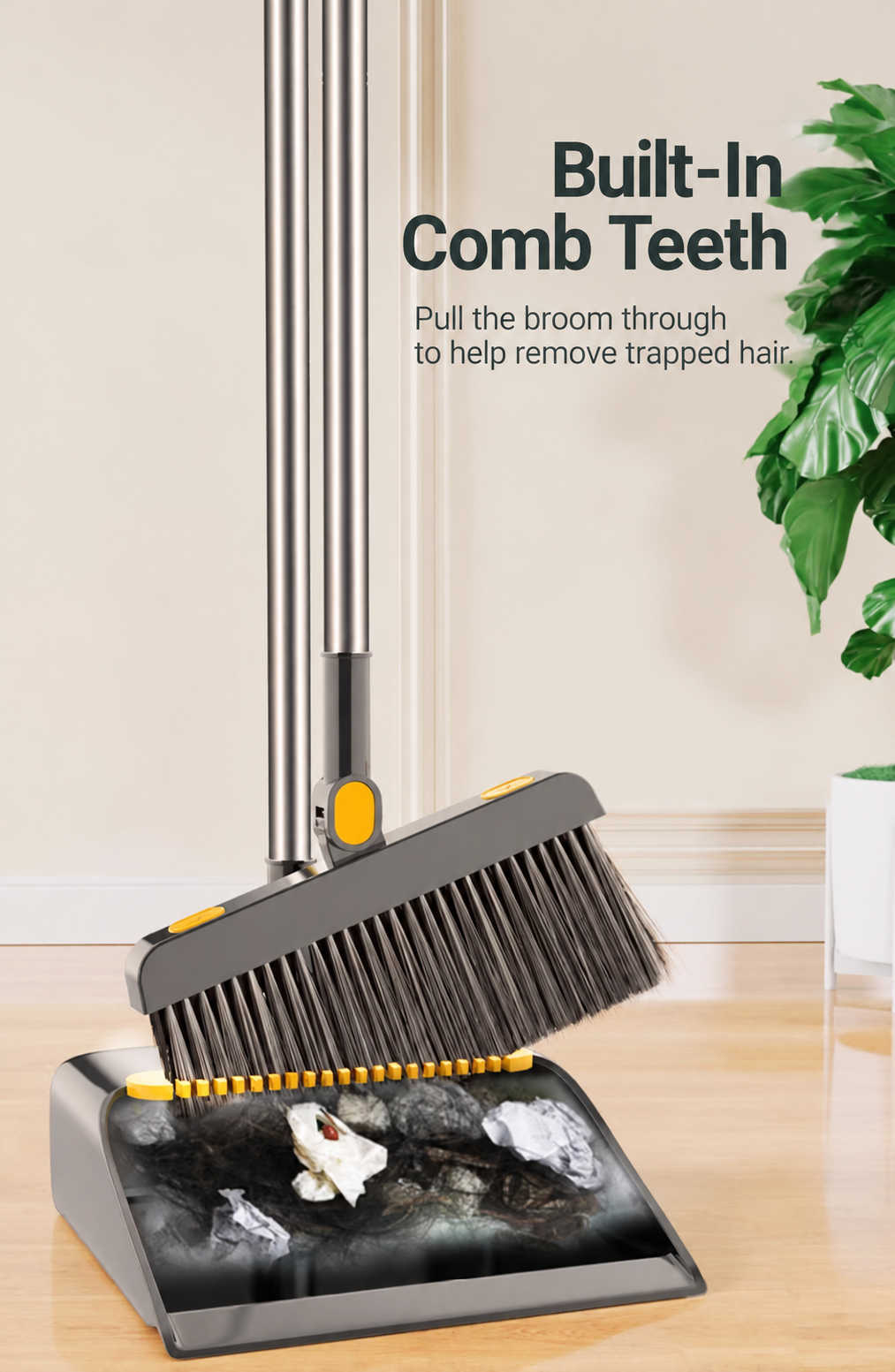 Built-In Comb Teeth