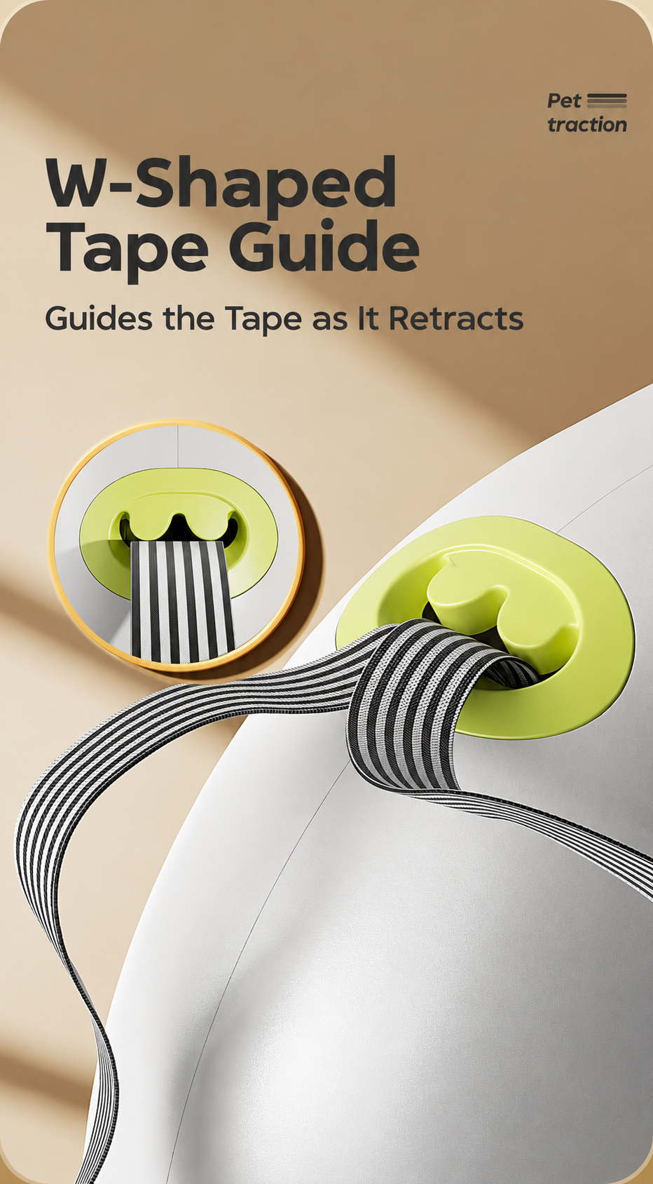 W-Shaped Tape Guide