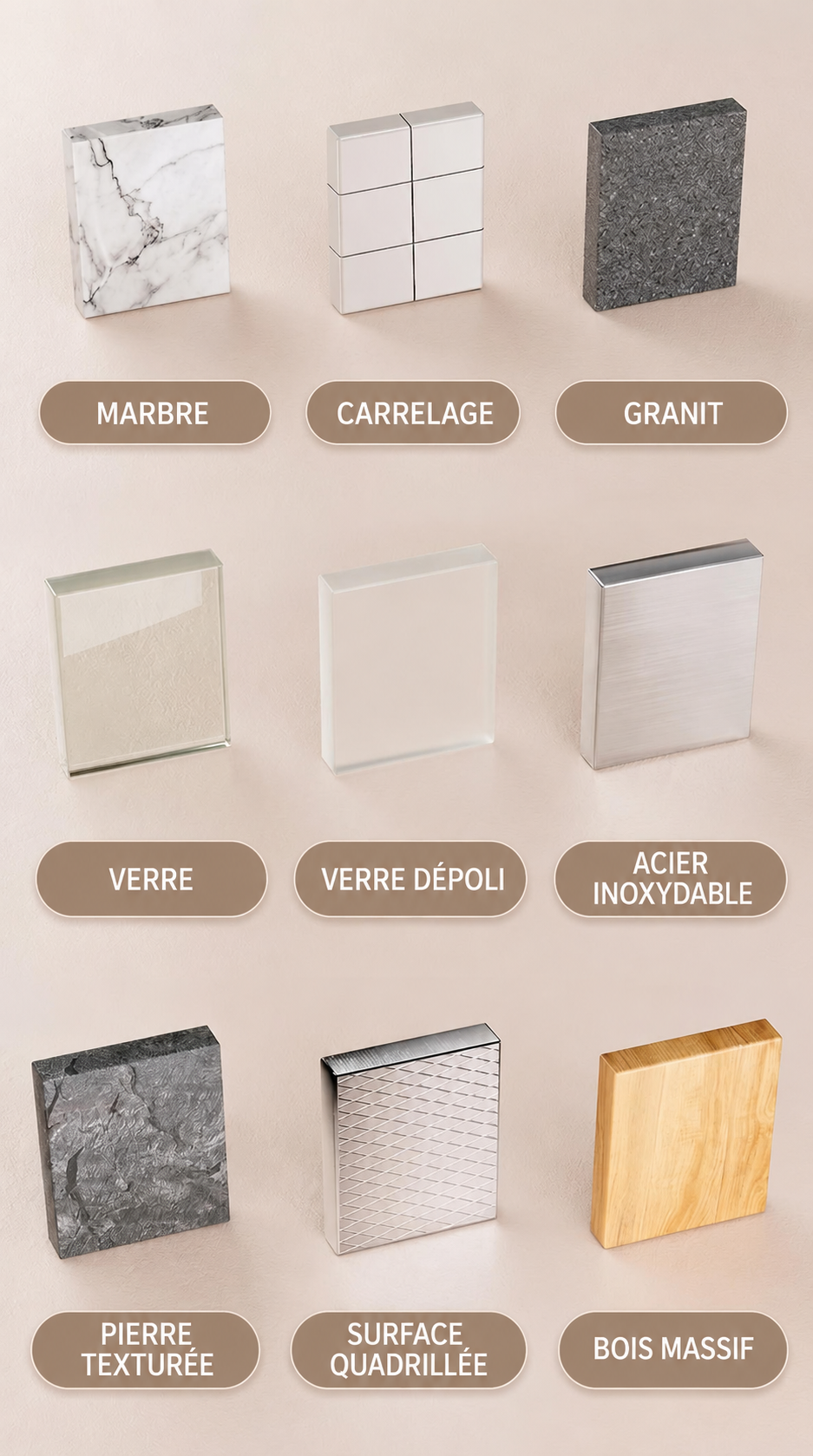 Lot de 20 crochets adhésifs hexagonaux à texture glacier pour la maison – visuel 6