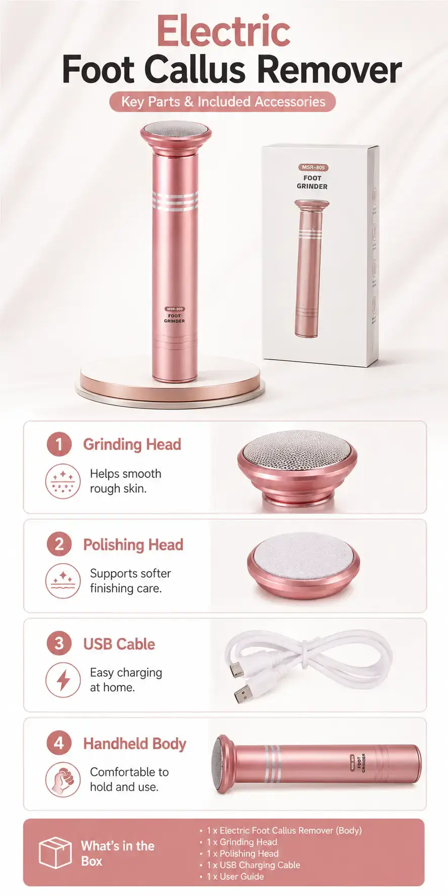 Electric Foot Callus Remover detail 3