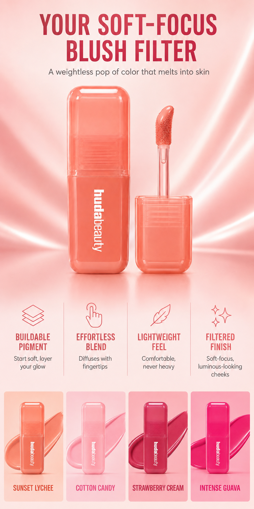 Huda Beauty Blush Filter Soft Glow Liquid Blush 4.5ml detail 2