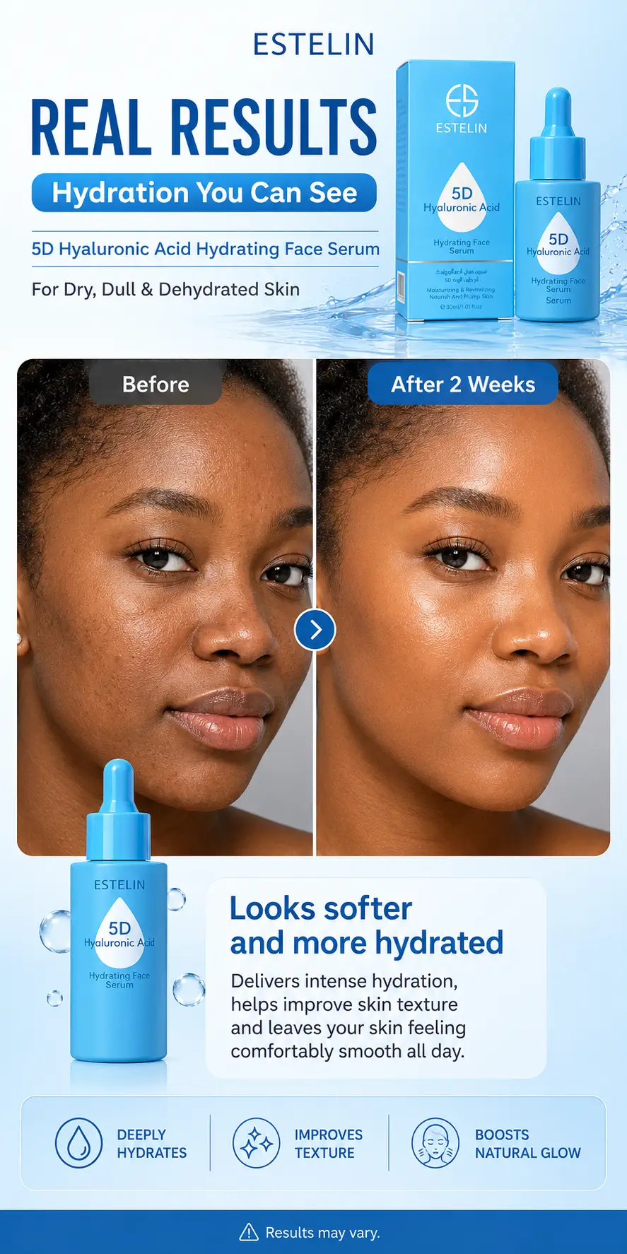 ESTELIN 5D Hyaluronic Acid Hydrating Face Serum 30ml detail 5