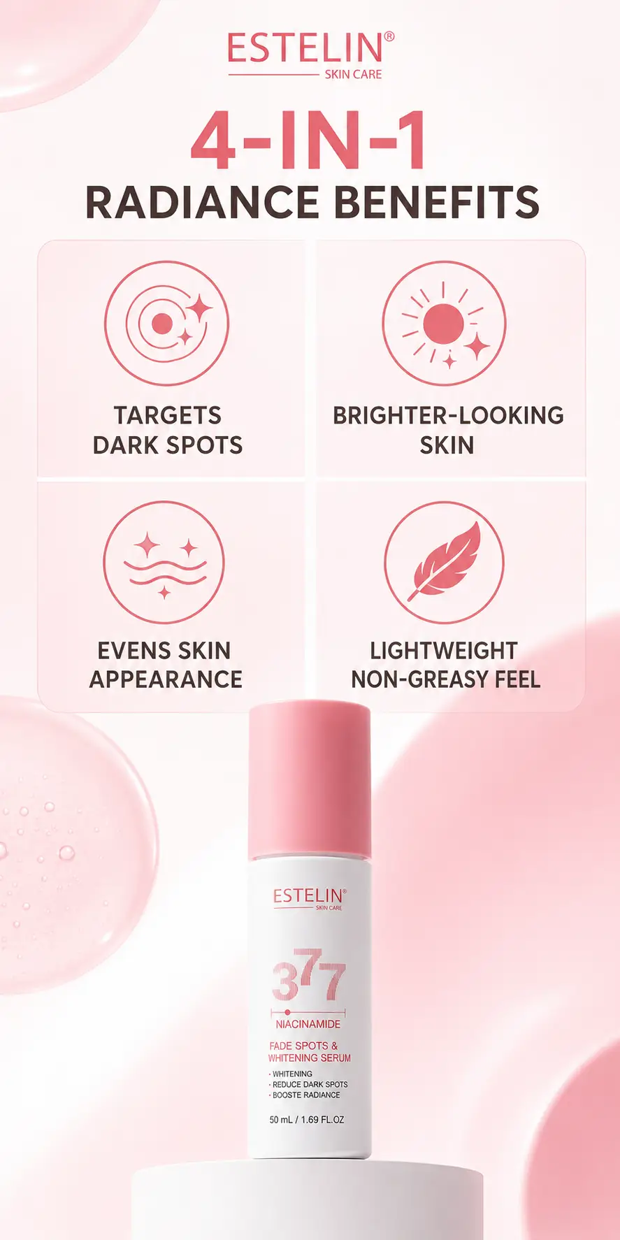 ESTELIN Niacinamide Dark Spot Serum 50ml detail 2