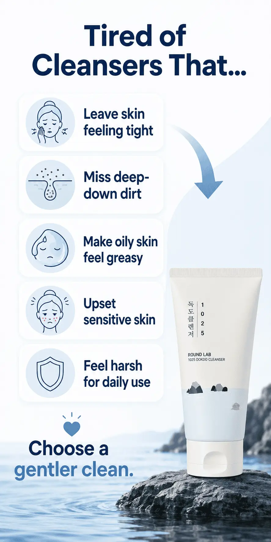 Round Lab 1025 Dokdo Cleanser 150ml detail 1