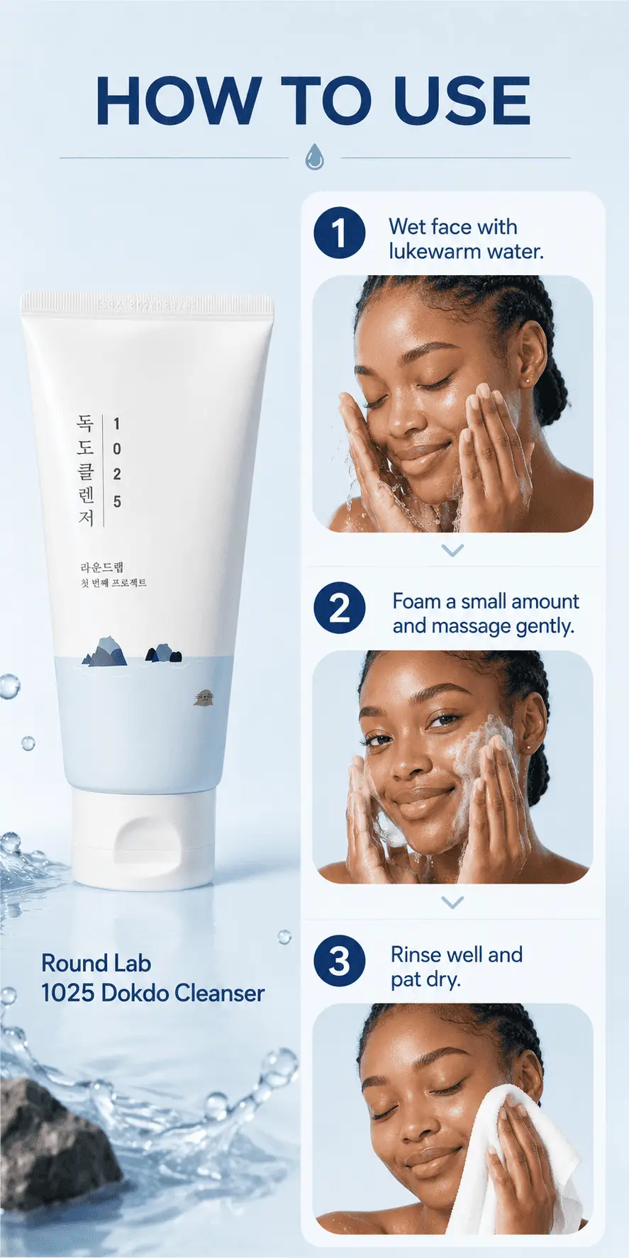 Round Lab 1025 Dokdo Cleanser 150ml detail 4