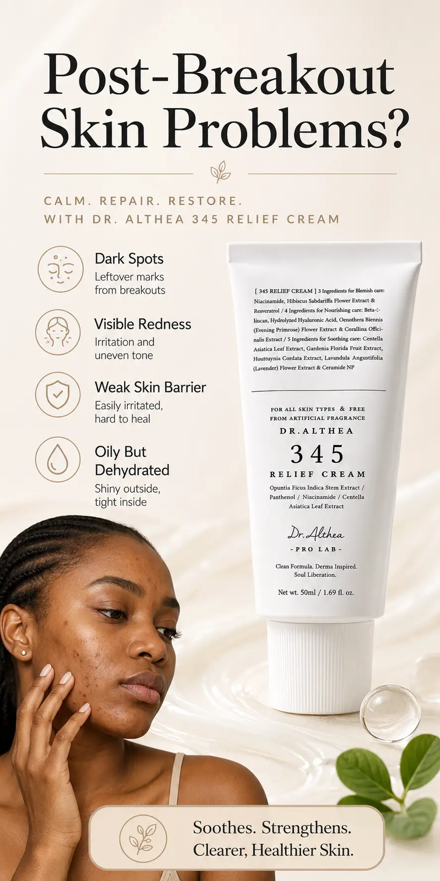 Dr.Althea Dr. Althea 345 Relief Cream 50ml detail 2