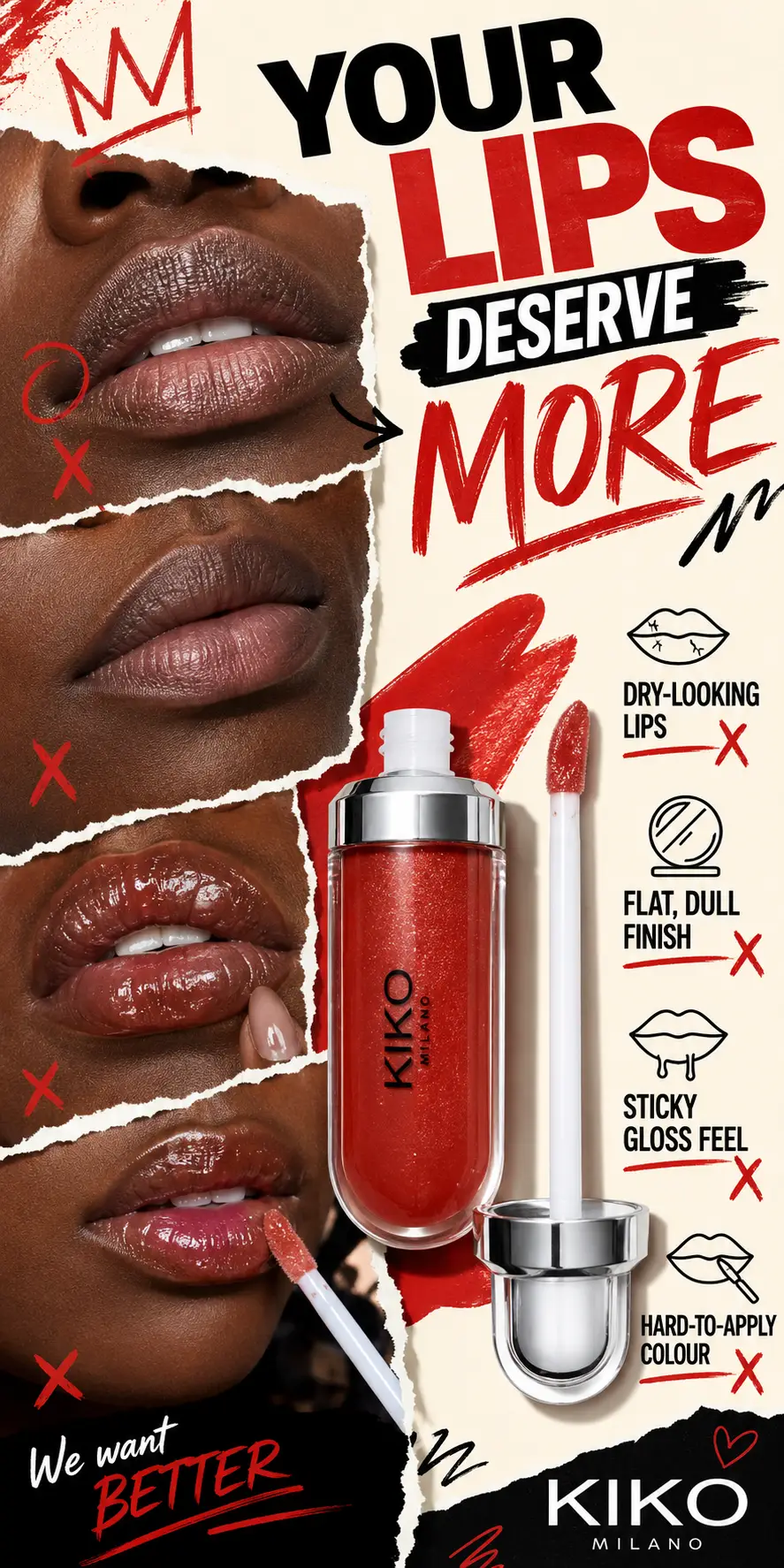 KIKO Milano 3D Hydra Lipgloss 6.5ml detail 1