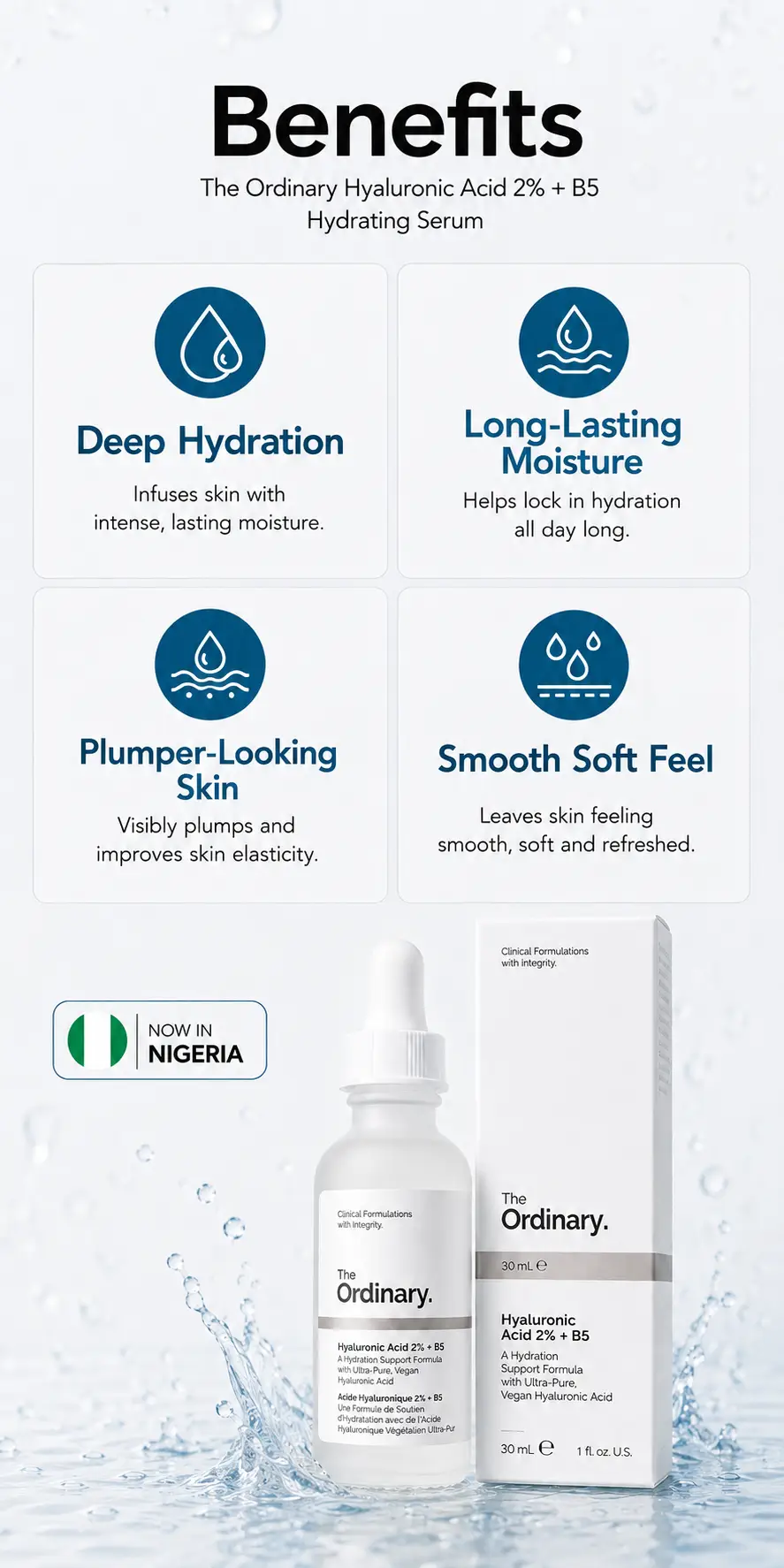 The Ordinary Hyaluronic Acid 2% + B5 Hydrating Serum with Ceramides 30ml detail 2