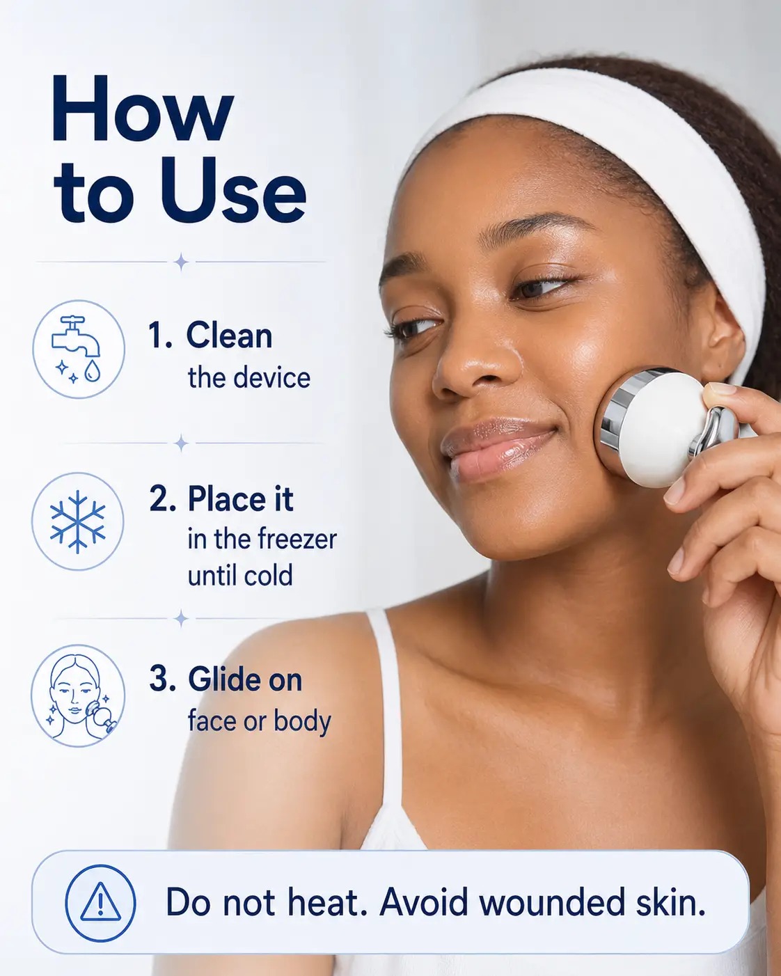 Mini Ice Cooling Facial Massager detail 5