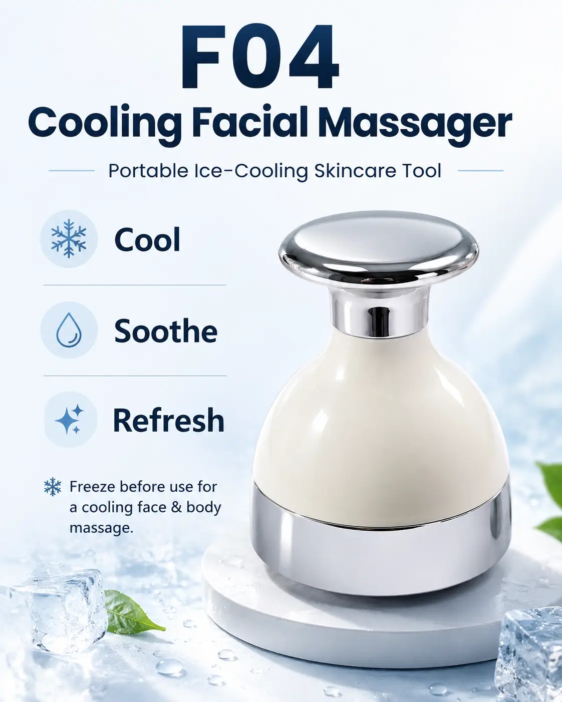 Mini Ice Cooling Facial Massager detail 3