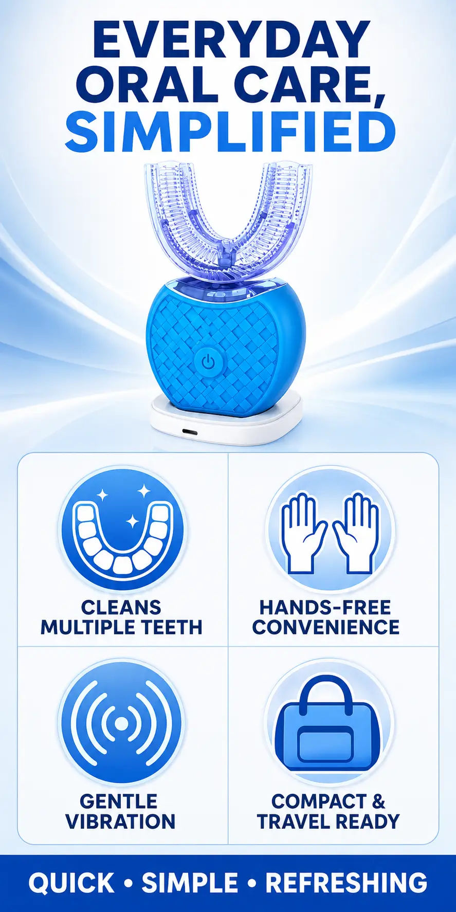 U-Shaped Automatic Electric Toothbrush detail 2