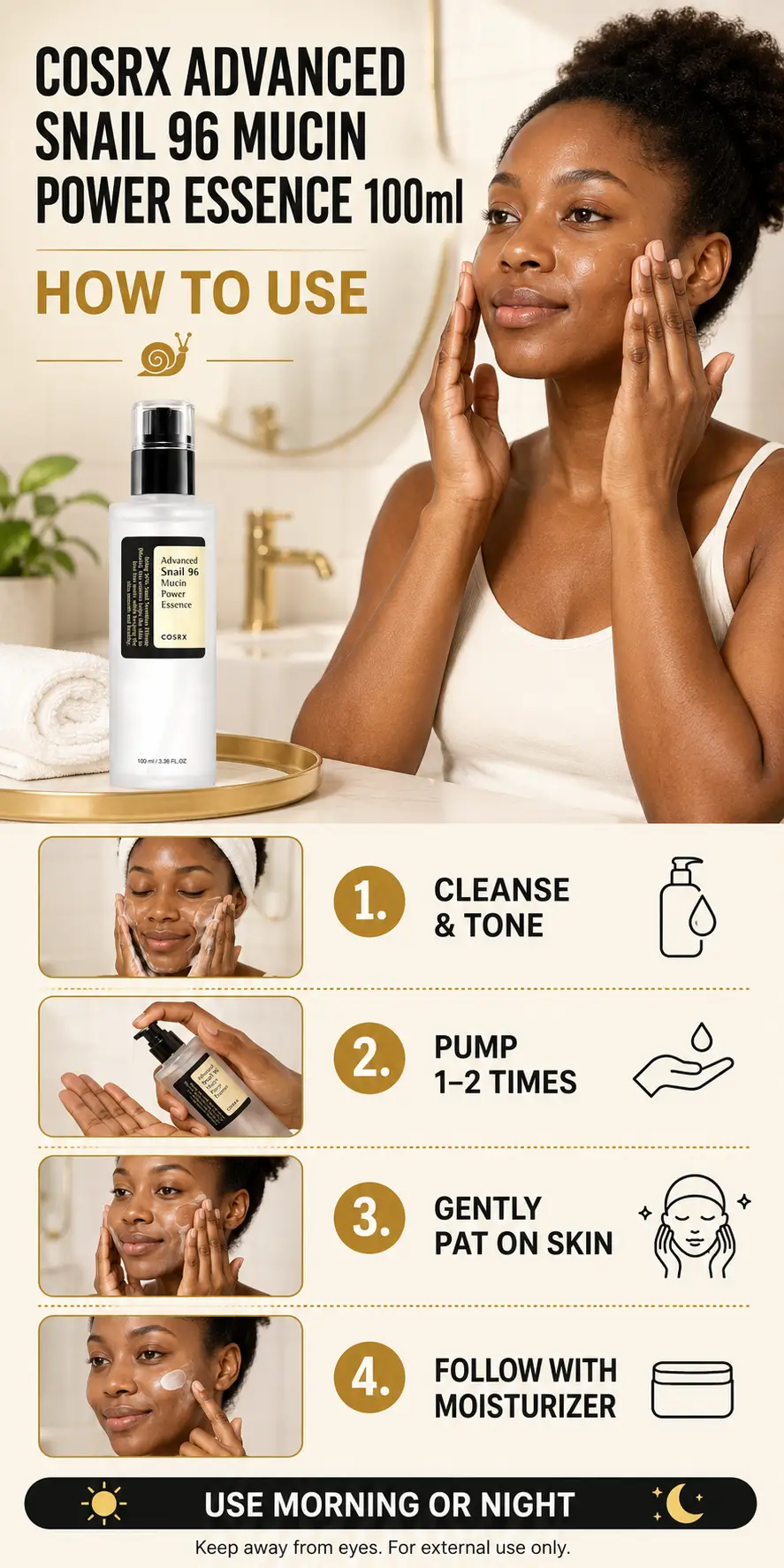 COSRX Advanced Snail 96 Mucin Power Essence 100ml detail 4