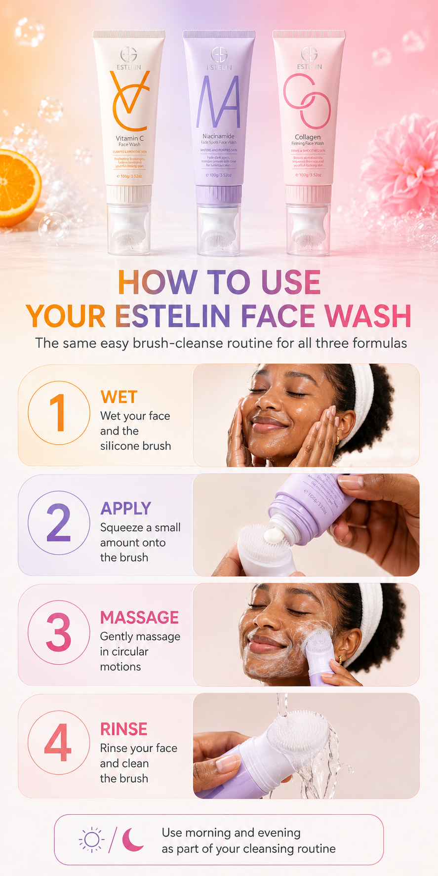 ESTELIN Brightening Face Wash detail 4