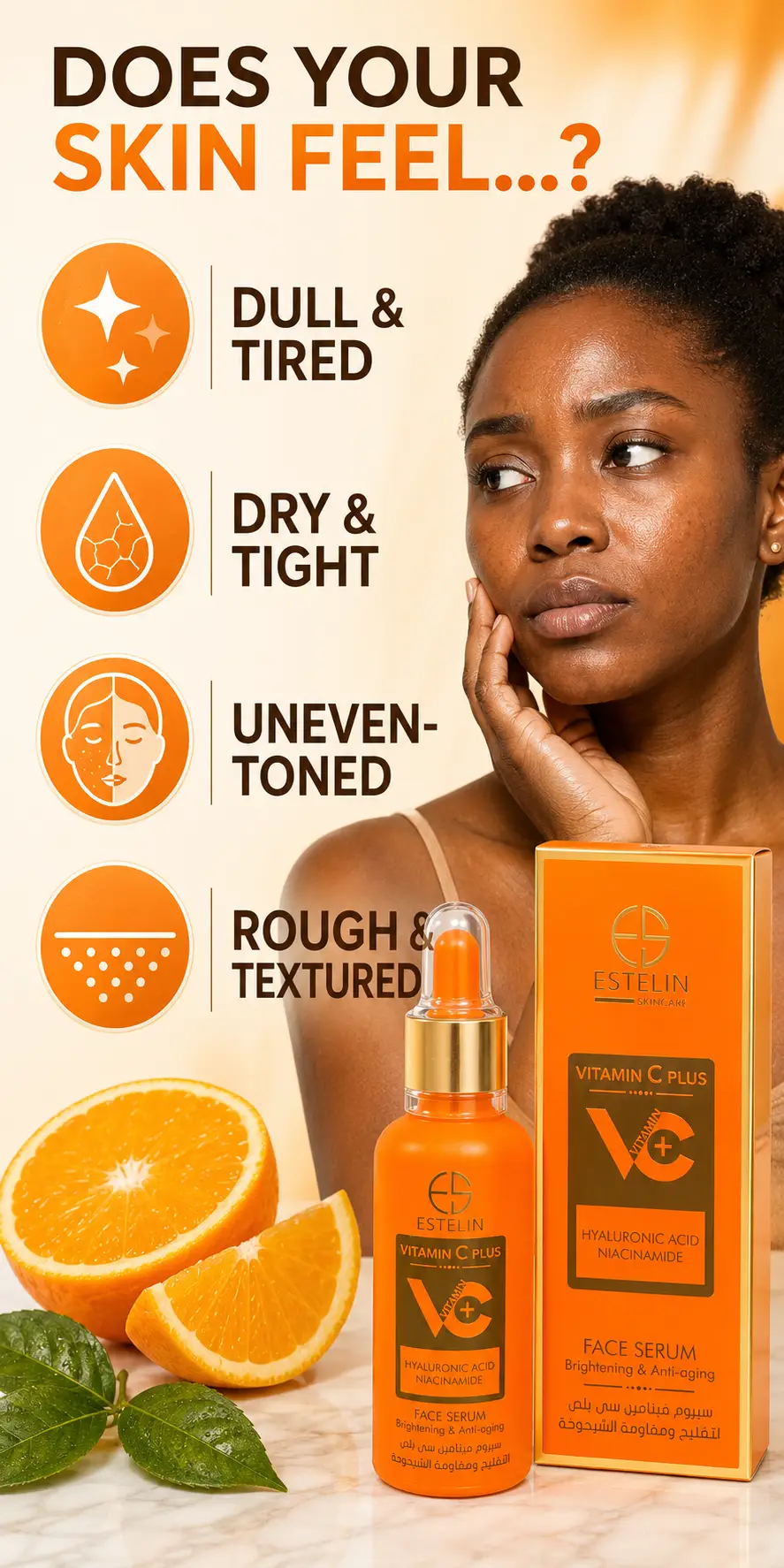 ESTELIN Vitamin C Plus Brightening & Anti-Aging Face Serum 50ml detail 2