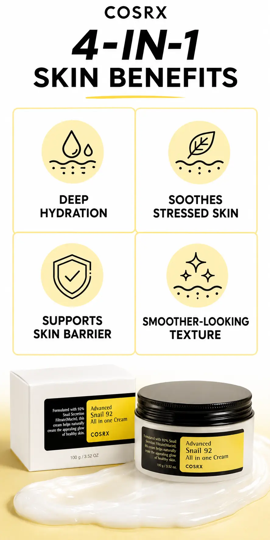 Cosrx Advanced Snail 92 All In One Cream 100g detail 2