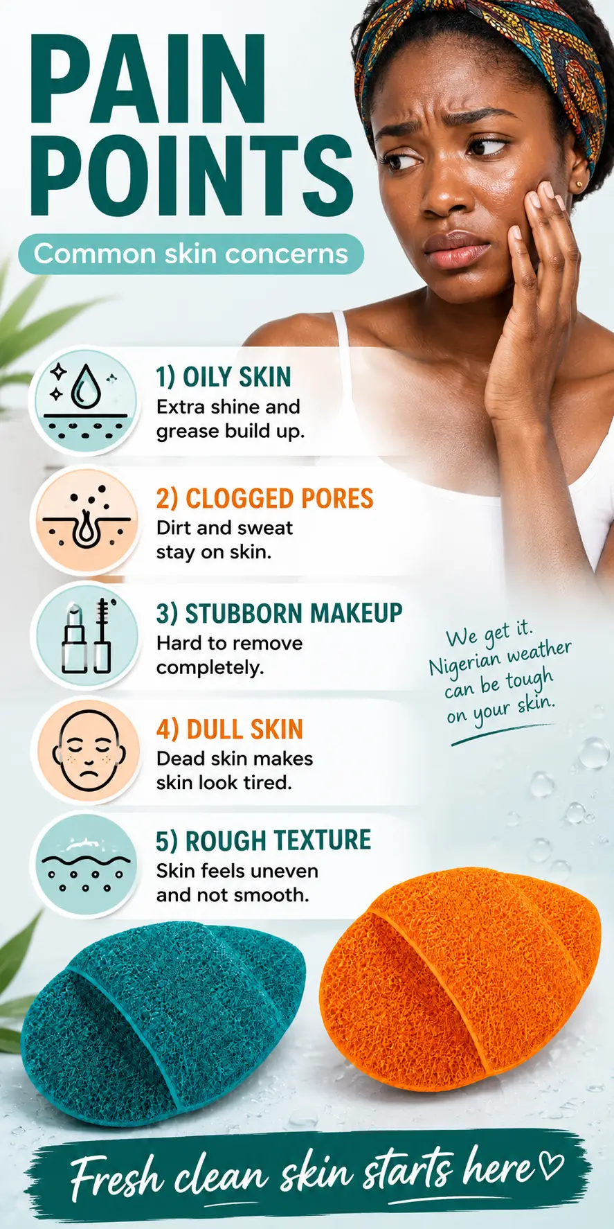 Magic Expanding Facial Sponge 2Pcs detail 1