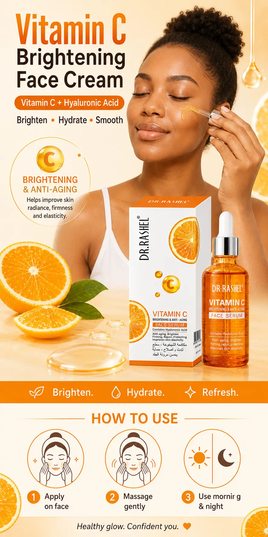 Dr.Rashel Vitamin C Brightening Face Cream 50ml detail 3