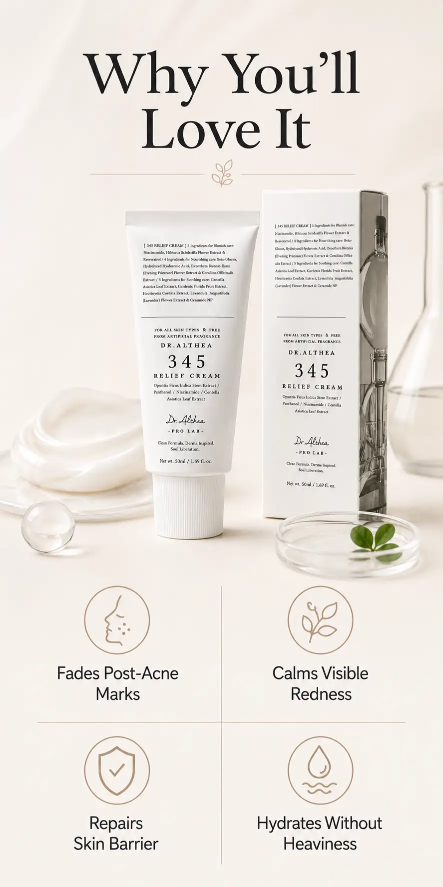 Dr.Althea Dr. Althea 345 Relief Cream 50ml detail 1