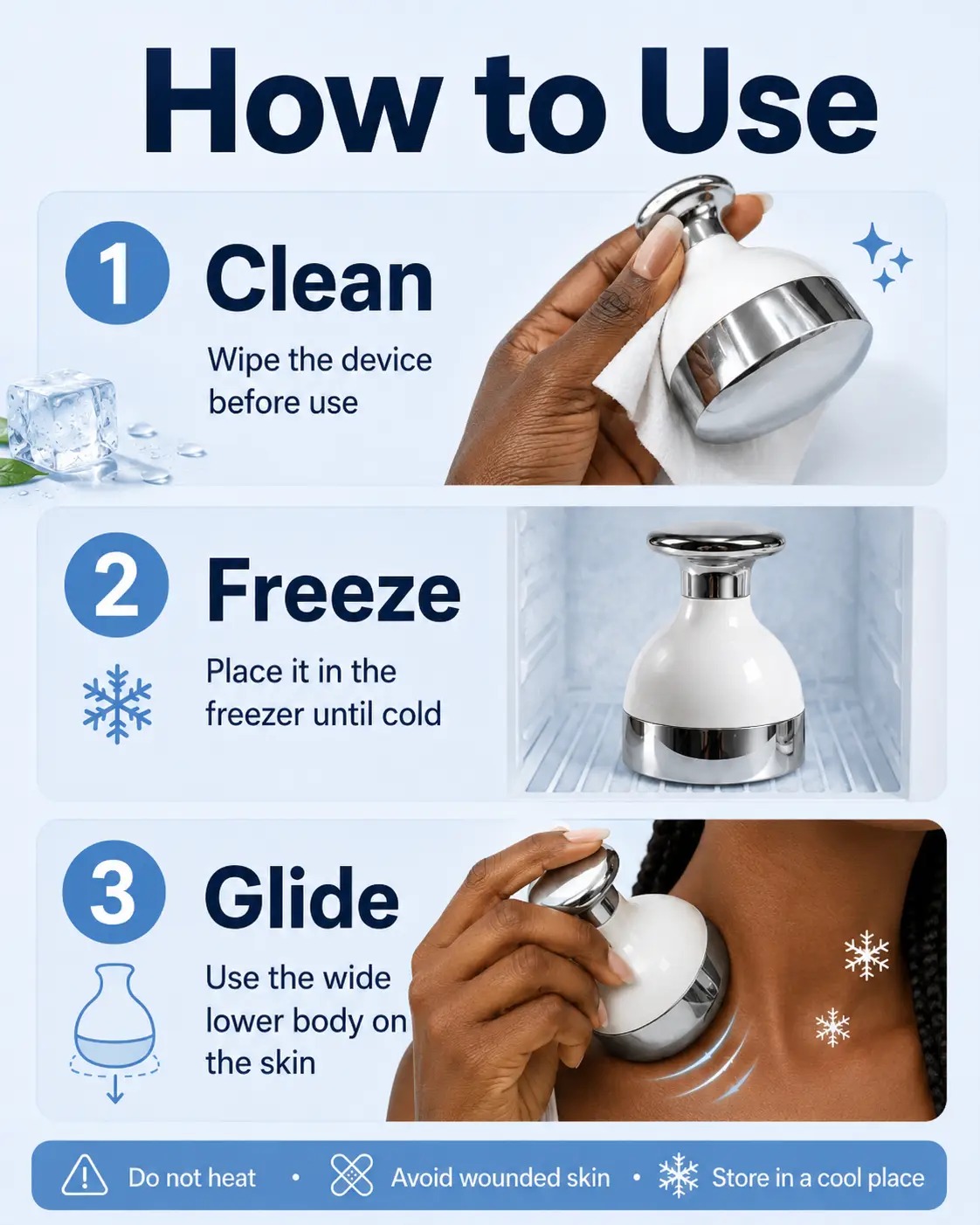 Mini Ice Cooling Facial Massager detail 1