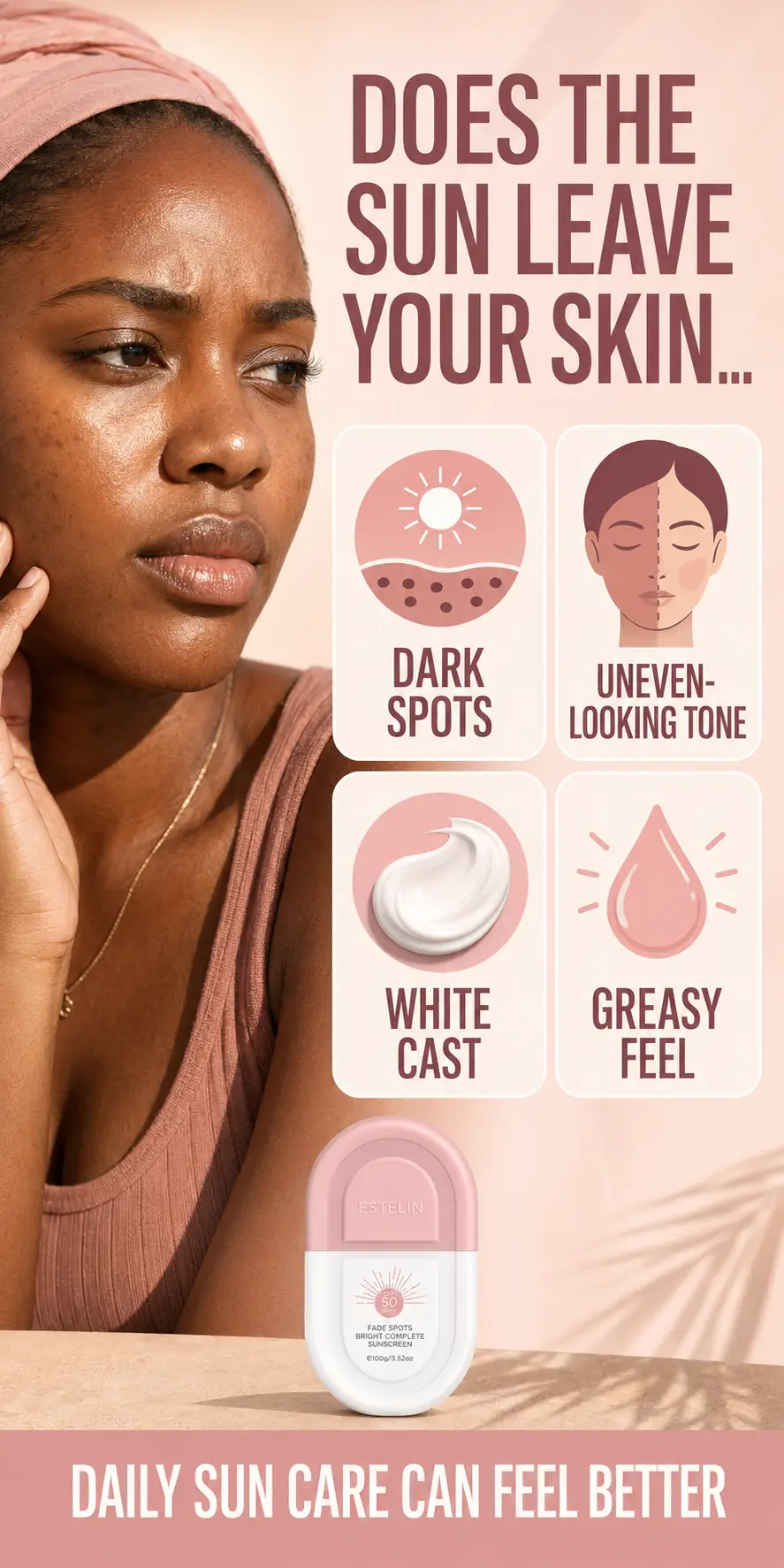 ESTELIN Fade Spots Bright Complete Sunscreen Spf50 detail 1