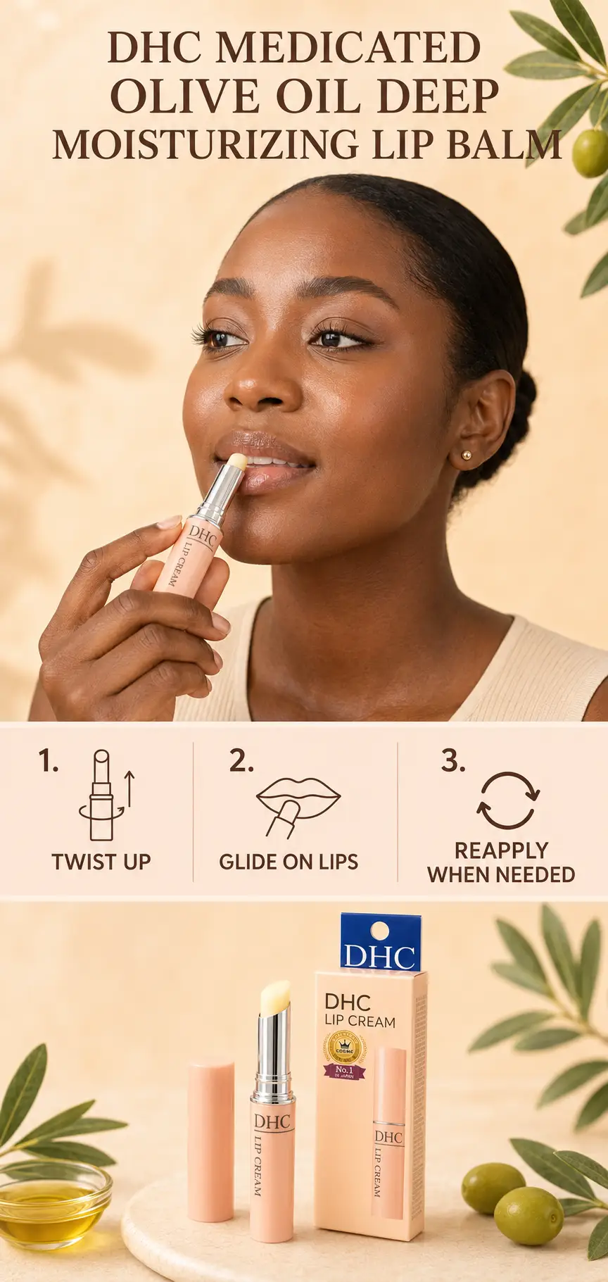 DHC Lip Cream 1.4g detail 4