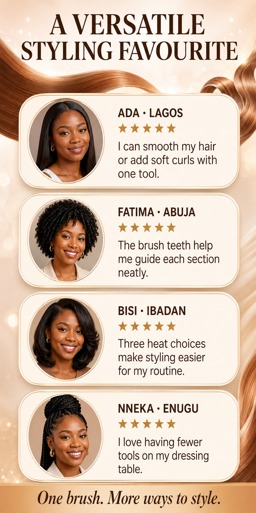 Multifunctional Hot Air Hair Styling Brush detail 6