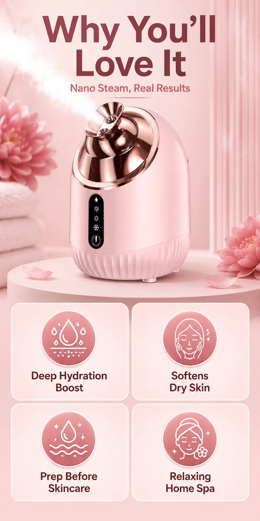 Nano Steam Facial Steamer detail 2