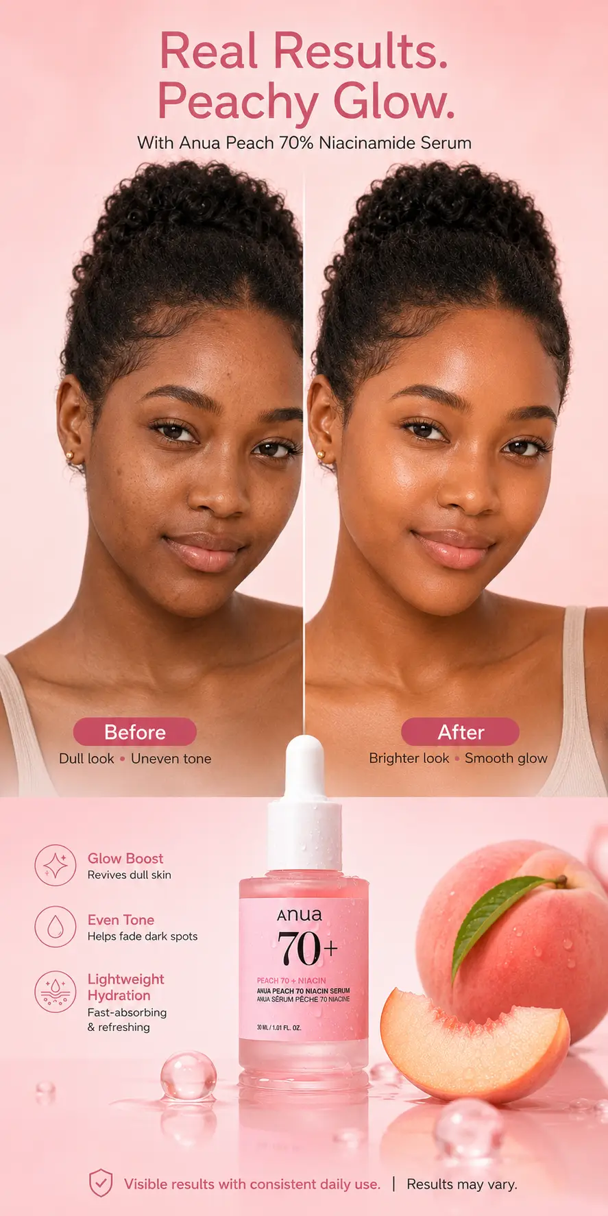 Anua Peach 70% Niacinamide Serum 30ml detail 5