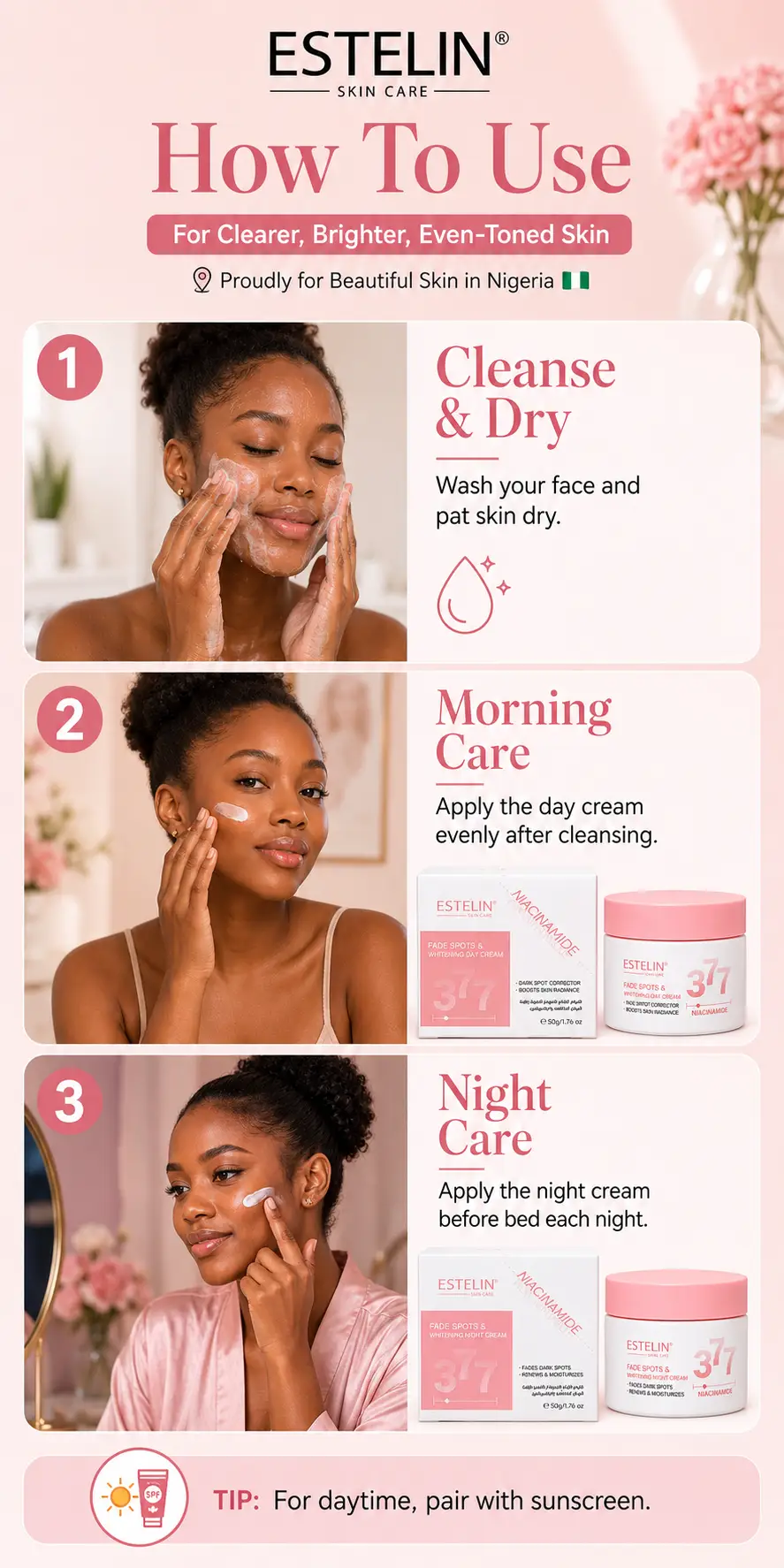 ESTELIN Niacinamide Whitening & Fade Spots Day Cream detail 4