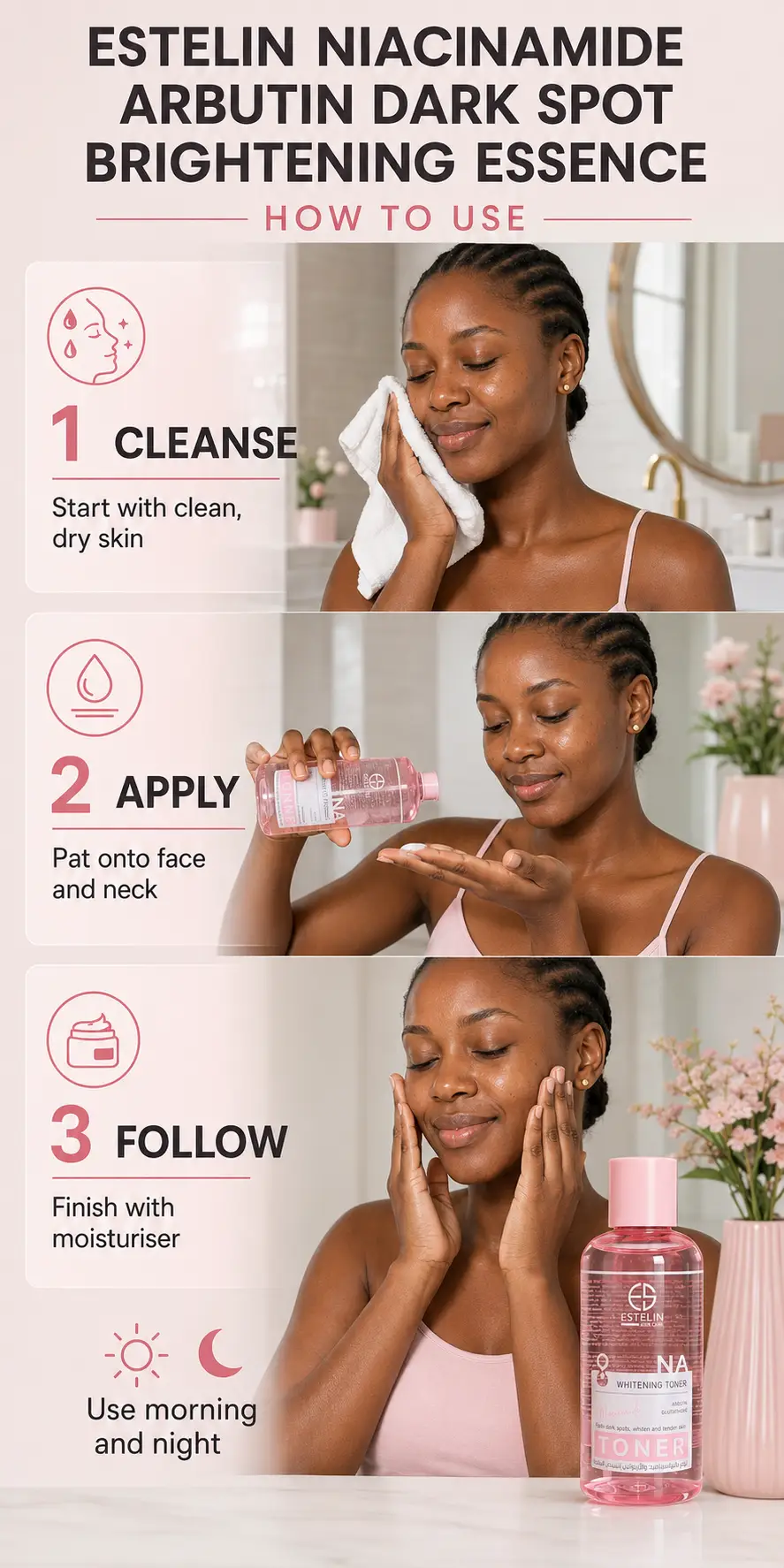 ESTELIN Niacinamide Whitening Toner 400ml detail 4