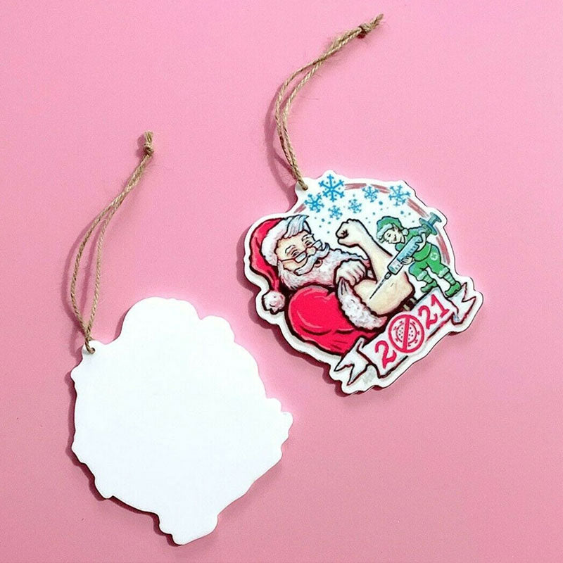 (🌲CHRISTMAS SALE NOW-48% OFF)Vaccine Santa 2021 Ornament - Vaccinated Santa Claus